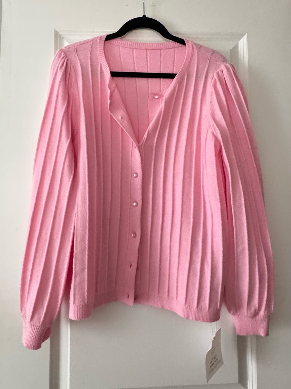 Amazon Pink Knit Cardigan